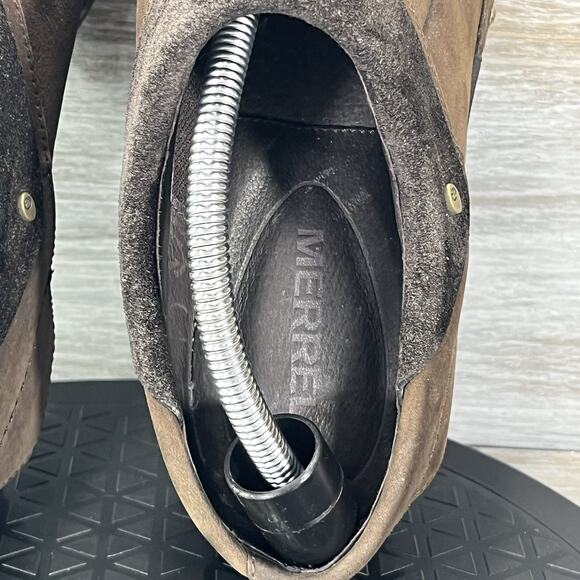 Merrell Women’s Luxe Wrap Bitter Brown Leather J68662 Clog Mules Size 7.5 - Picture 7 of 9